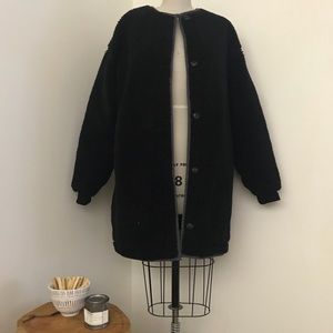 BLACK SHERPA JACKET
